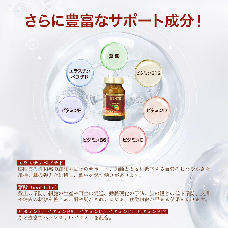 プレミアム健豆 KENTO 4000FU (120粒入り)
