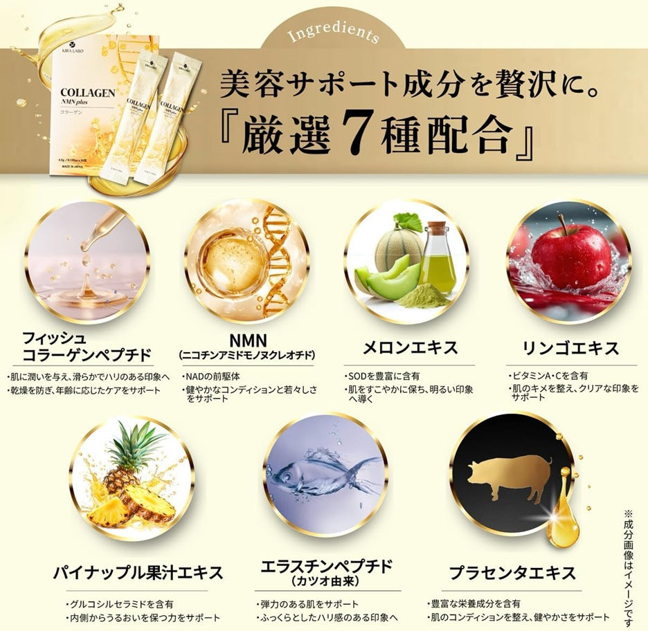 Collagen NMN Plus (30包入り) NMN プラセンタ – KIRA LABO